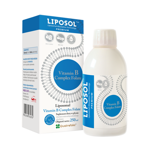 Liposol Vitamin B Complex Folate, 250 ml