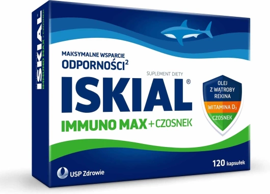 Iskial Immuno Max + Czosnek, 120 sztuk 