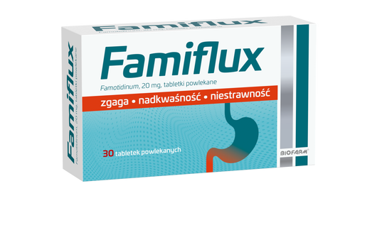 Famiflux 20 mg, 30 tabletek powlekanych