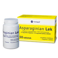 Asparaginian Lek, 50 tabletek
