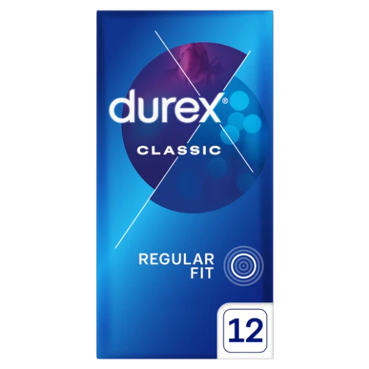 Durex Classic Prezerwatywy, 12 sztuk