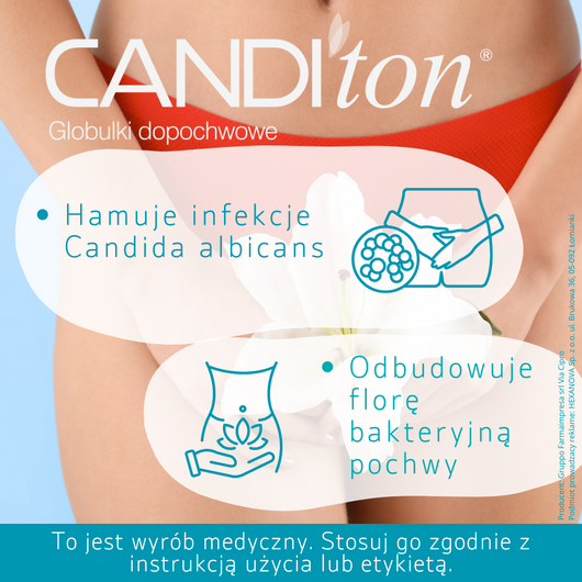 Canditon globulki dopochwowe, 10 sztuk