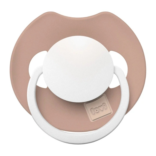 Lovi Prime Smoczek dynamiczny 6-18m Ivory Glow/Blush Glow​, 2 sztuki