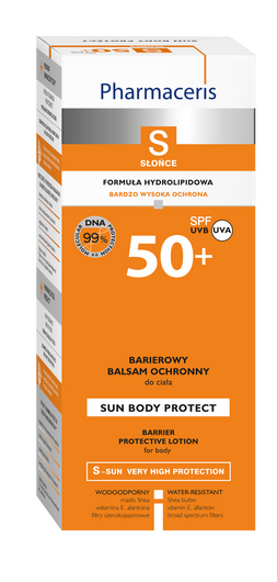 PHARMACERIS S SUN BODY PROTECT Barierowy balsam ochronny do ciała SPF 50+