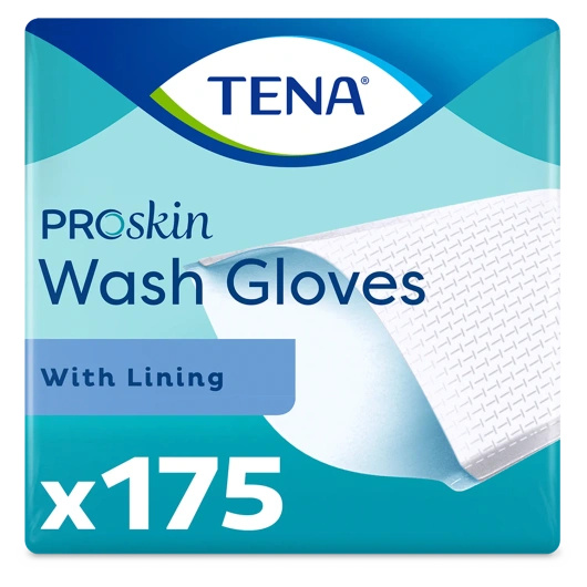 Tena ProSkin Wash Gloves Rękawice do mycia ciała, 175 sztuk