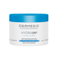 DERMEDIC HYDRAIN 3 HIALURO Masło ultranawadniające, 225 ml