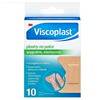 VISCOPLAST Plastry na palec 44,5x51 mm, 10 sztuk