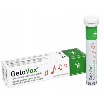 GeloVox cytrus-mentol do ssania, 20 tabletek