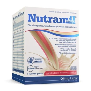 Olimp Nutramil Complex o smaku białej czekolady, 7 saszetek
