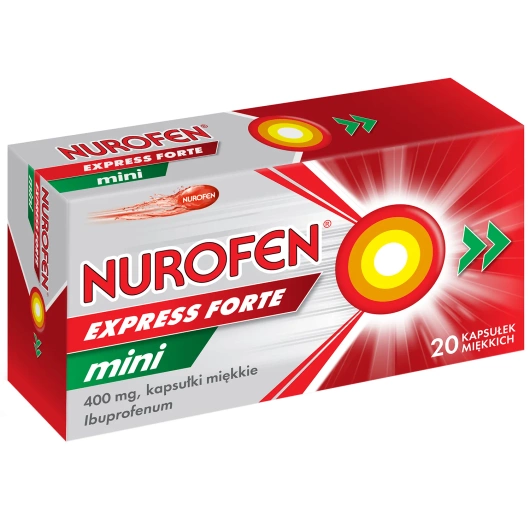Nurofen Express Forte Mini, 20 mini kapsułek
