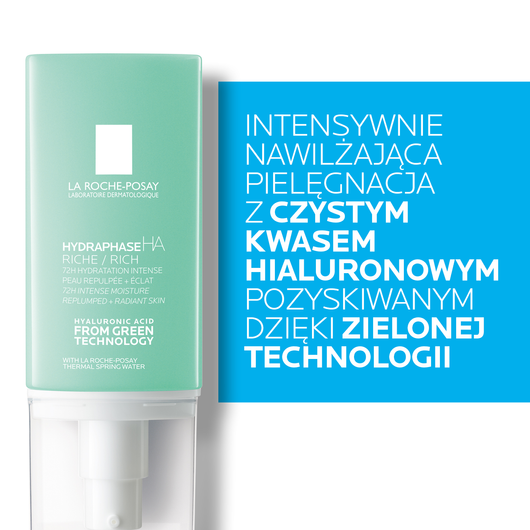 LA ROCHE-POSAY HYDRAPHASE HA RICH Krem intensywnie nawilżający, 50ml