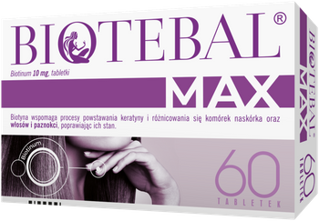 BIOTEBAL MAX 10 mg x 60 tabletek