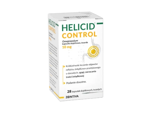 Helicid Control kapsułki dojelitowe, 10mg,  28 sztuk 