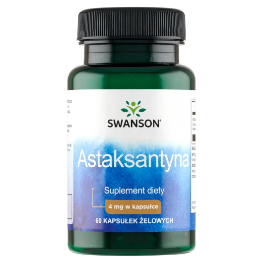 Swanson Astaxanthin Astaksantyna, 60 kapsułek