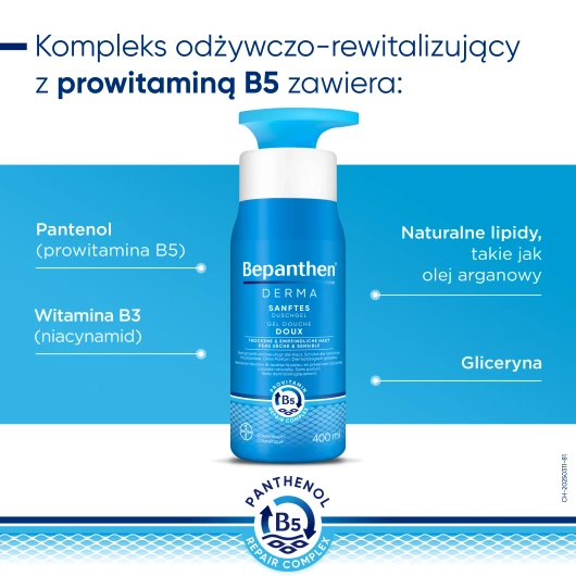 Bepanthen Derma Żel do mycia ciała, 400 ml