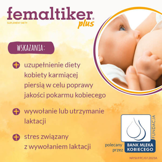 femaltiker® plus proszek o smaku czekoladowym, 12 saszetek