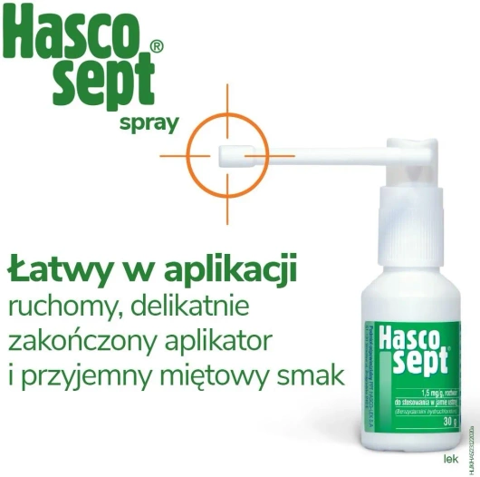 HASCOSEPT 1,5 mg/g aerozol 30 g