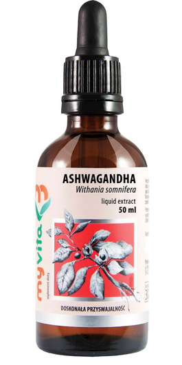 MyVita Ashwagandha w kroplach, 50 ml