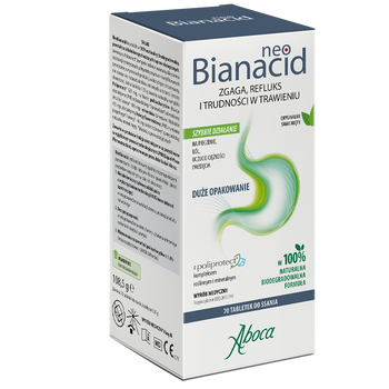 Neobianacid Smak miętowy, 70 tabletek do ssania