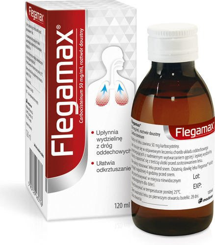 FLEGAMAX 50mg/ml roztwór doustny 120ml
