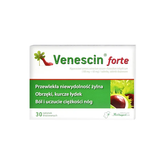 VENESCIN FORTE, 30 tabletek drażowanych
