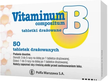 VITAMINUM B Compositum, 50 tabletek drażowanych