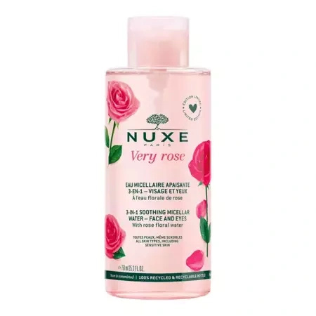 NUXE VERY ROSE Łagodząca Woda micelarna 3 w 1, 750ml