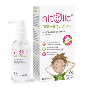 Pipi NITOLIC® Prevent Plus Ochrona przed wszawicą, 75ml