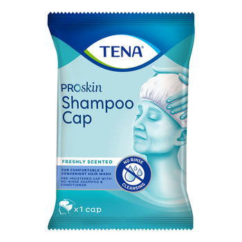 TENA ProSkin Shampoo Cap Czepek do mycia włosów, 1 sztuka