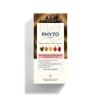 PHYTO COLOR 6.3 Farba do włosów/Ciemny złoty blond