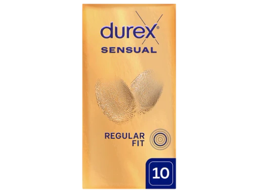 Durex Sensual Prezerwatywy supercienkie, 10 sztuk