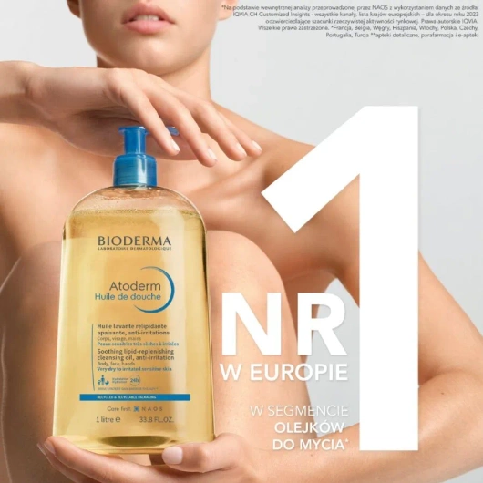 Bioderma Atoderm Huile de Douche Olejek do kąpieli, 1000 ml