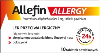 Allefin Allergy 5mg, 10 tabletek powlekanych
