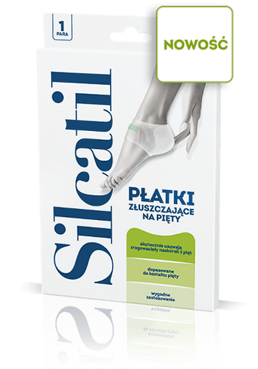SILCATIL Płatki złuszczające pięty x 1 sztuka (para)