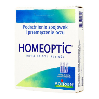 Boiron Homeoptic Krople do oczu, 10 ampułek