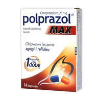 POLPRAZOL MAX 20 mg, 14 kapsułek dojelitowych
