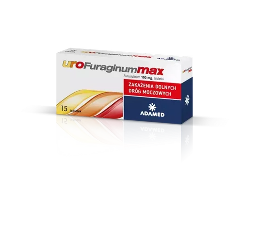 UROFURAGINUM MAX 100 mg, 15 tabletek