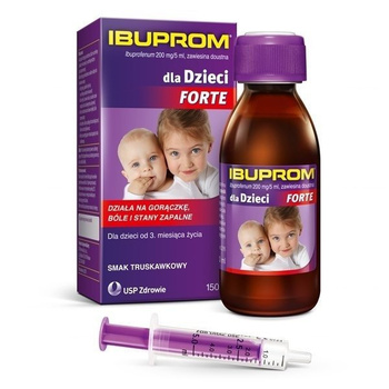 IBUPROM DLA DZIECI FORTE zawiesina doustna 150 ml
