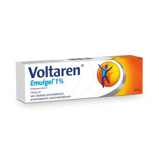 VOLTAREN EMULGEL 1% 10 mg/g żel 50 g