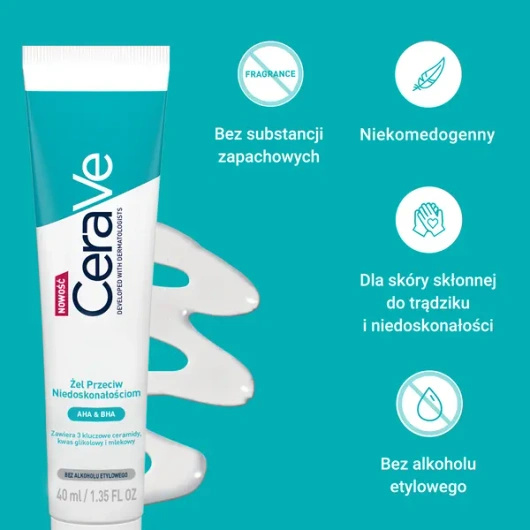 CeraVe Żel Przeciw Niedoskonałościom, 40ml