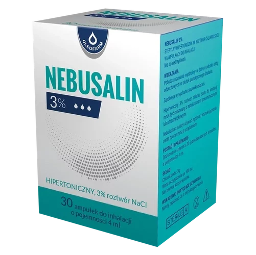 Nebusalin 3% Roztwór do inhalacji, 30 ampułek po 4 ml
