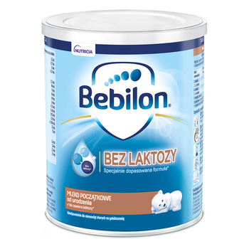 BEBILON Bez laktozy, mleko początkowe od urodzenia, 400g