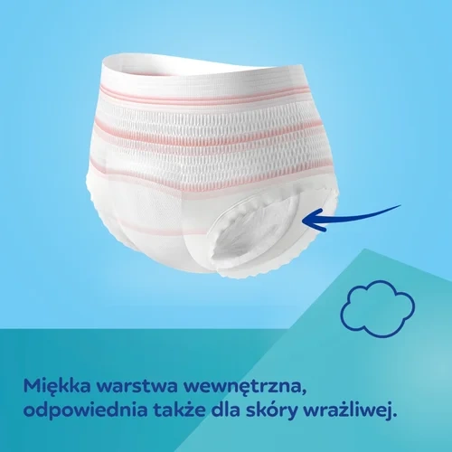 Canpol babies Jednorazowe majtki 2w1 z podkładem poporodowym L/XL, 5 sztuk
