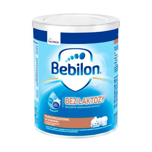BEBILON Bez laktozy, mleko początkowe od urodzenia, 400g