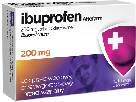 IBUPROFEN AFLOFARM 200mg x 10 tabletek
