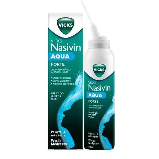 Vicks Nasivin Aqua Forte Spray do nosa, 120 ml