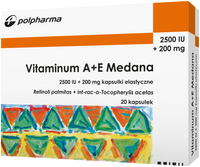 Vitaminum A+E Medana, 20 kapsułek