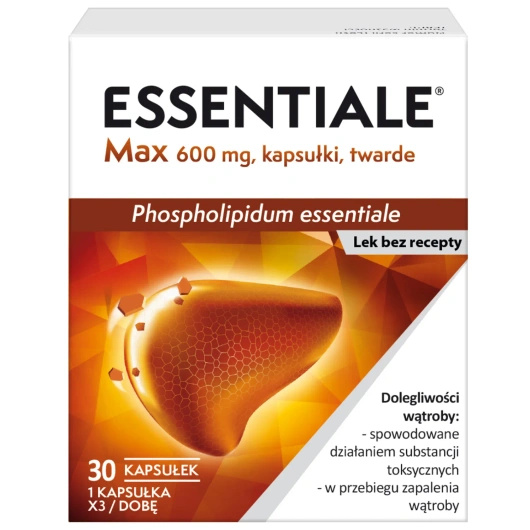 Essentiale Max 600 mg, 30 kapsułek