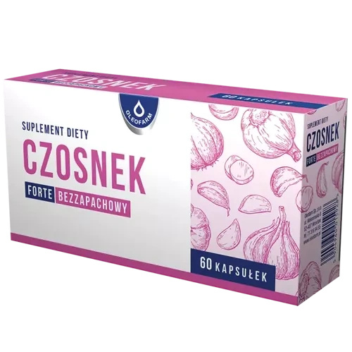 Czosnek forte bezzapachowy, 60 kapsułek