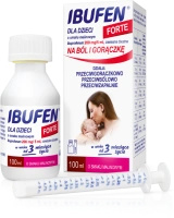 IBUFEN dla dzieci FORTE o smaku malinowym, 100 ml